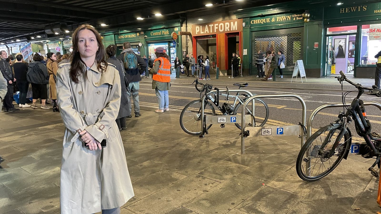 Fellow Green councillor Holly Bruce also joined the protest
