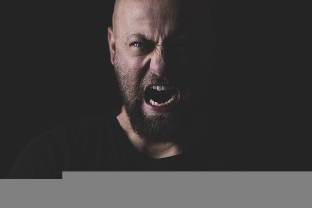 angry man