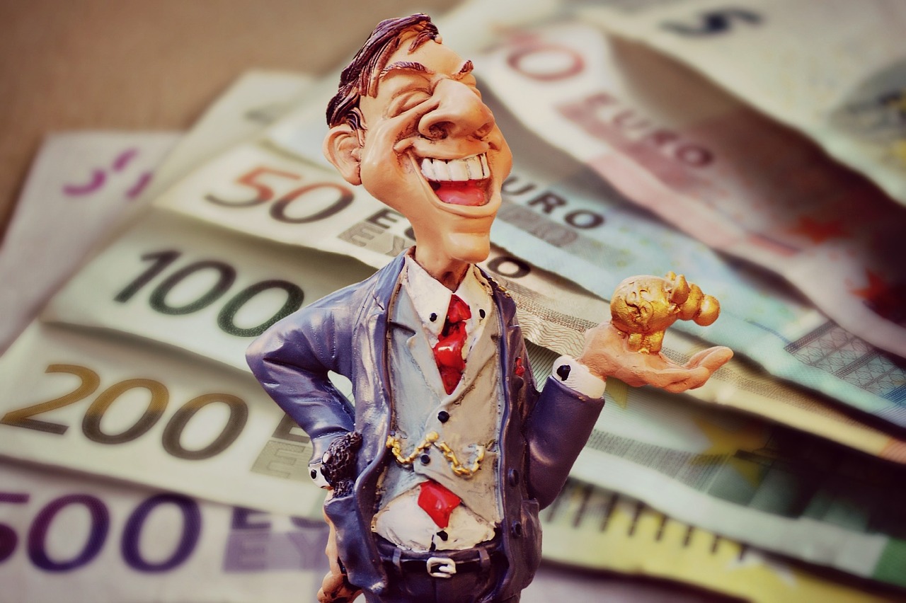 laughing businessman